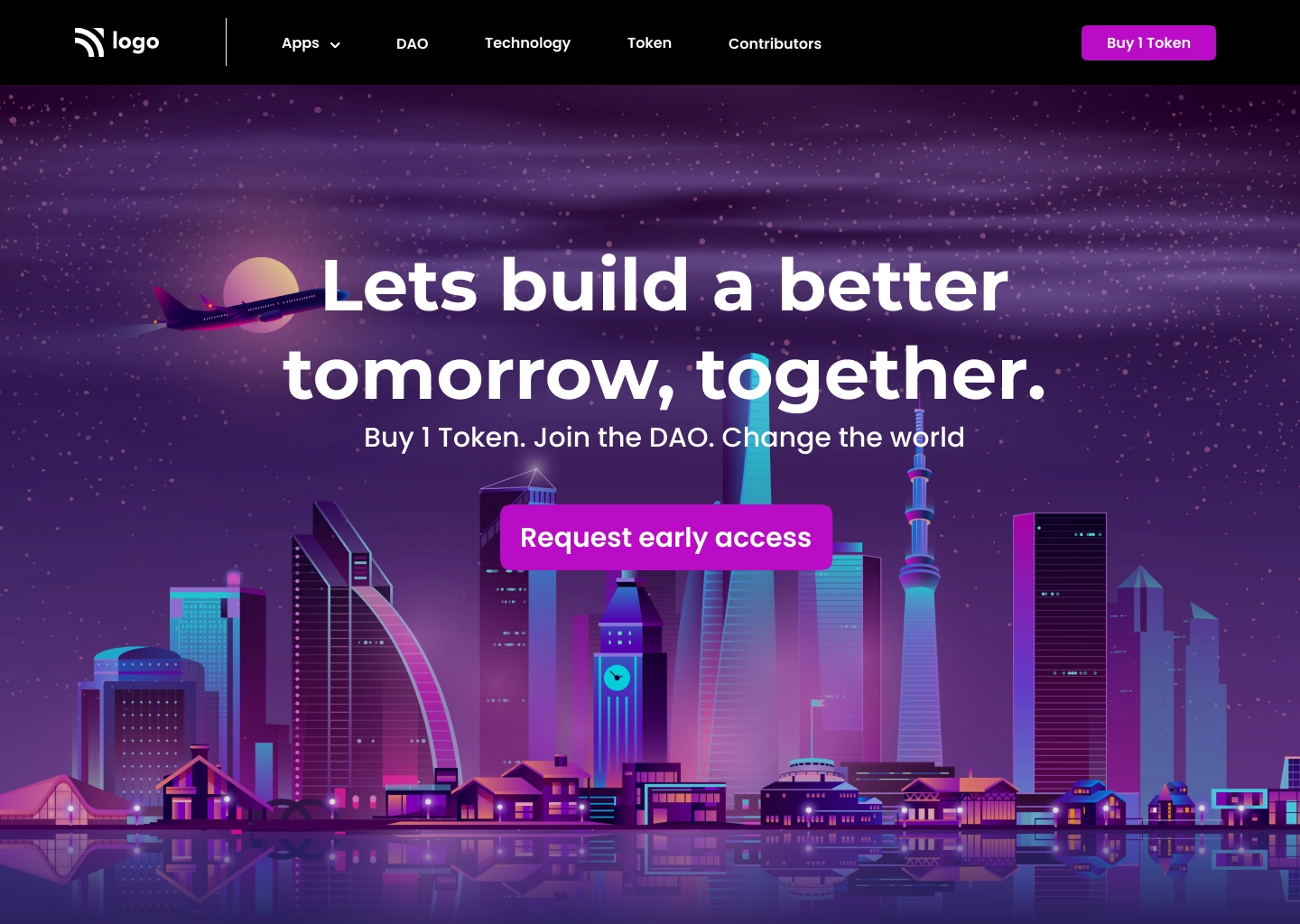 Crypto Landing page