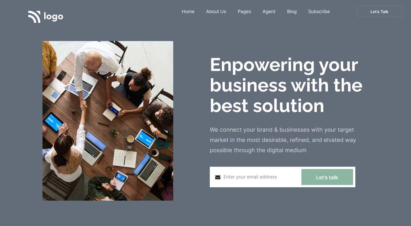 Business Landing Page