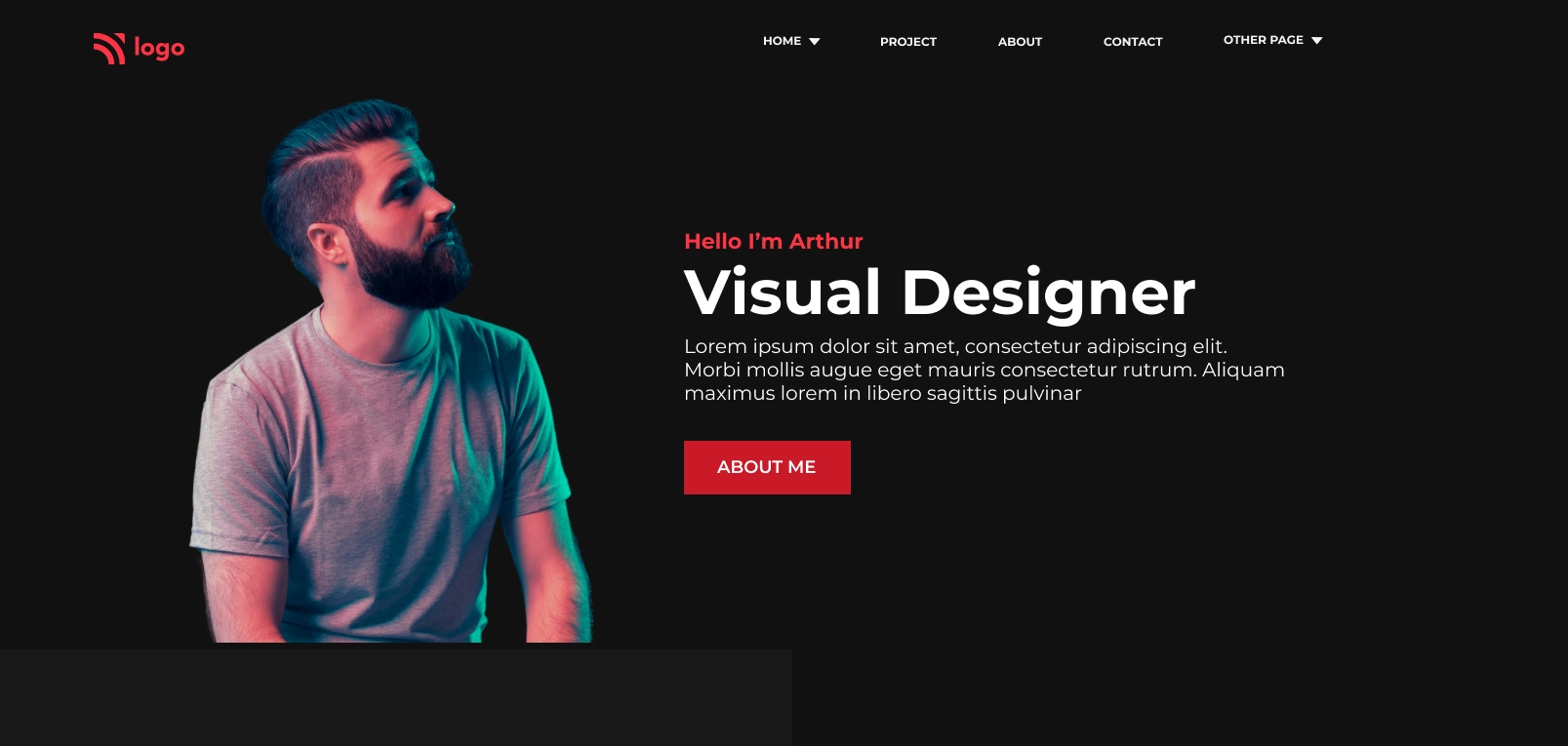 Product Design Landing Page