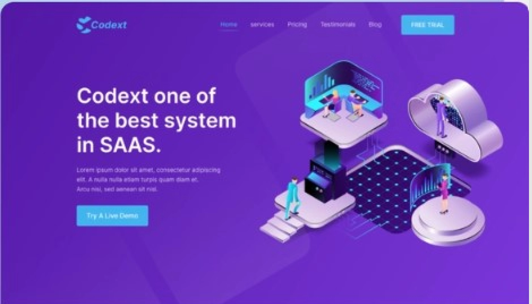 SAAS Landing Page