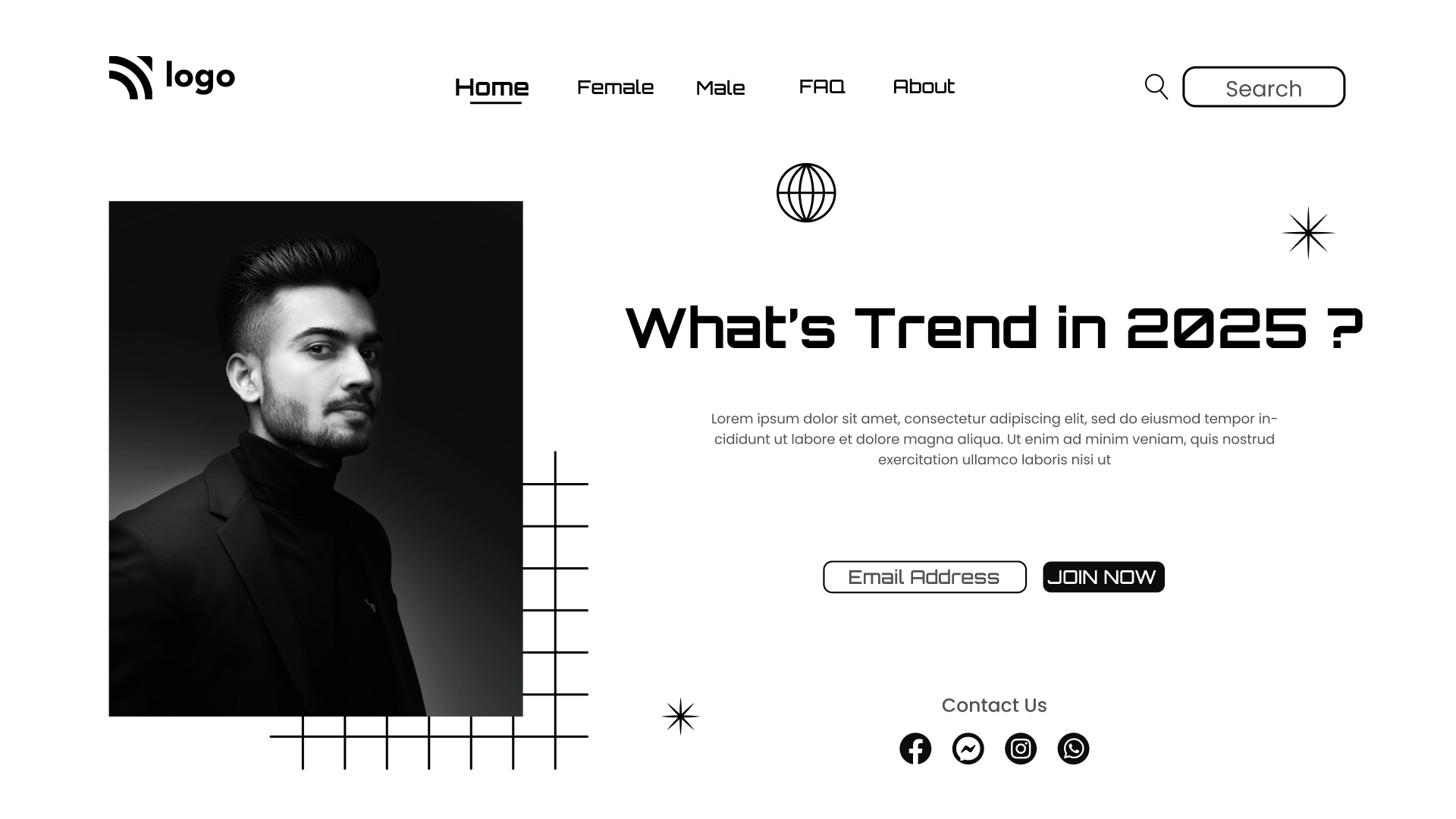 Street Style Landing Page
